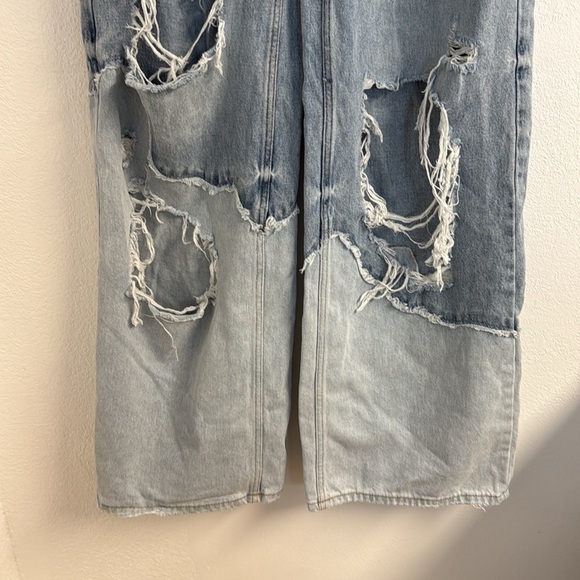 SER.O.YA Torel wide leg jean distressed 27 - Picture 5 of 15